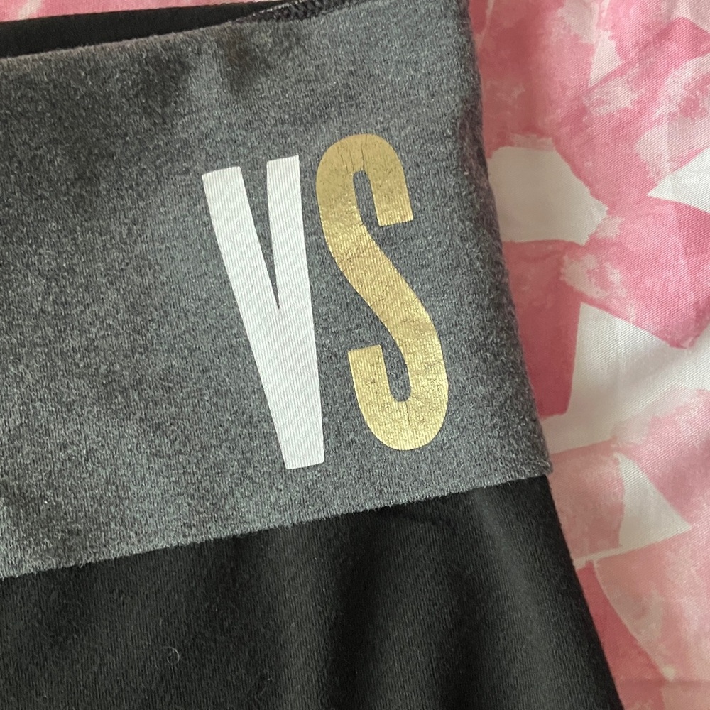 Victoria's Secret yoga black and Gray Leggings - Picture 2 of 6